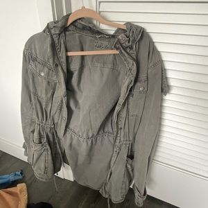 Artizia Taulua cargo fall jacket grey